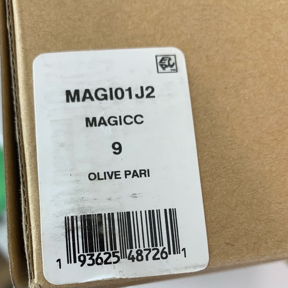 STEVE MADDEN Cool Planet Magicc Lug Sole Olive Green Boot Sz 9 - Picture 11 of 11